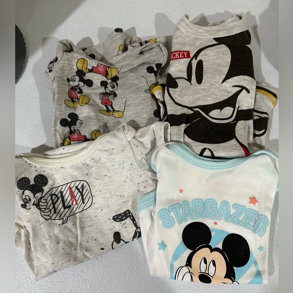 Mickey Mouse onesie bundle